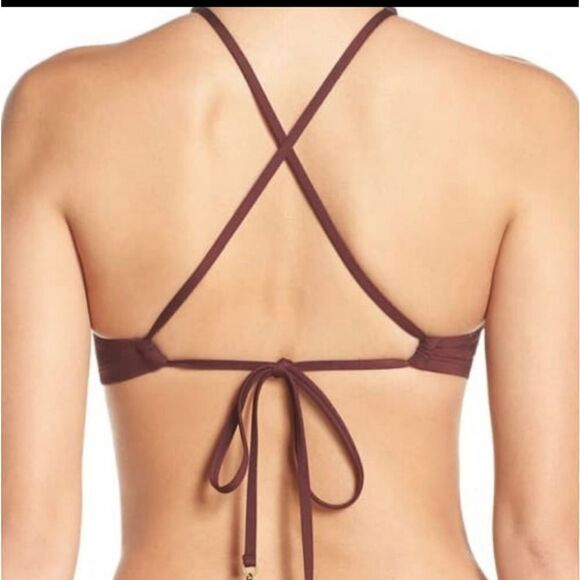 Burgendy wine bikini set by Dolce Vita size M - Picture 4 of 8